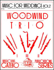 MUSIC FOR WEDDINGS #2 WOODWIND TRIO cover